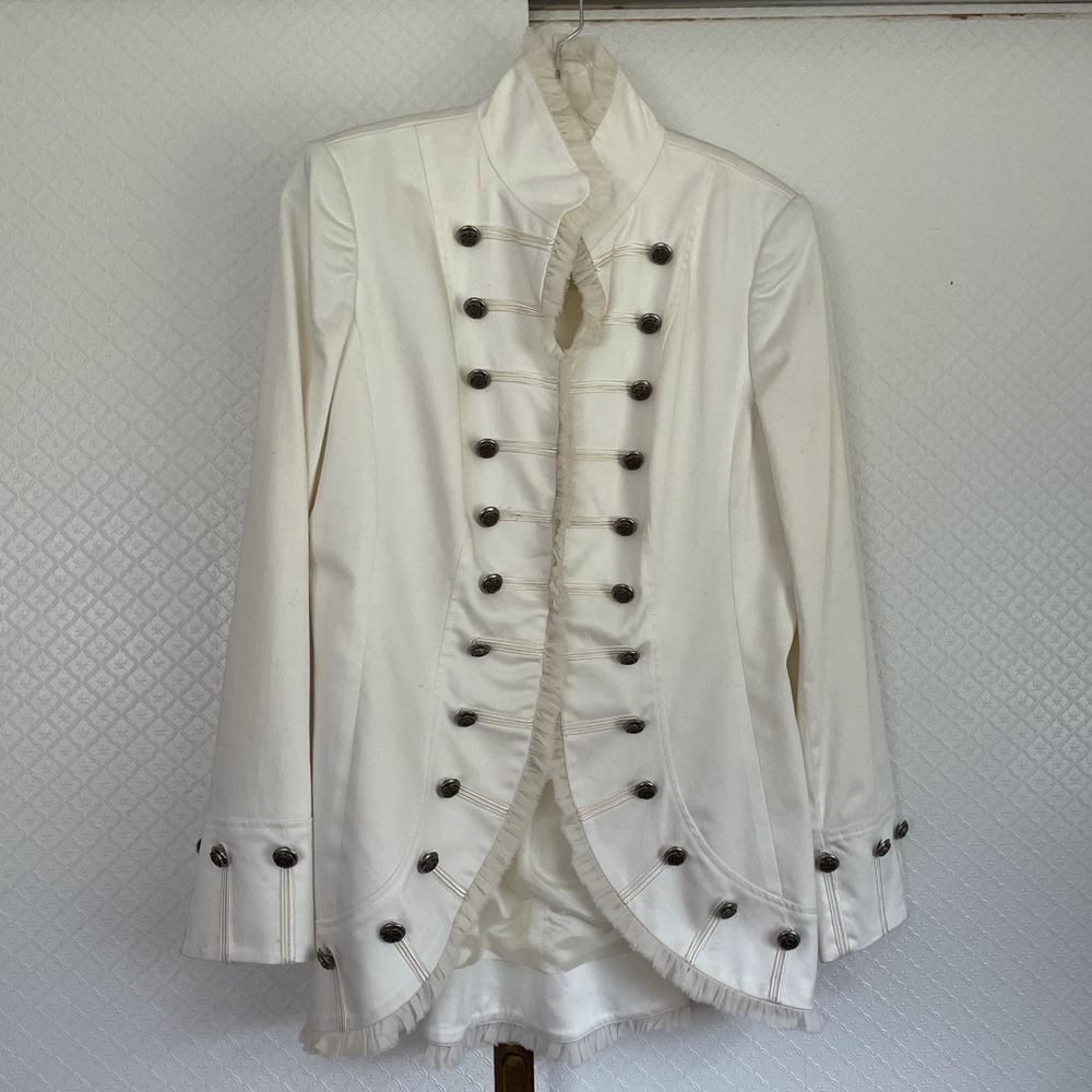 Unique Zelda Creme Victorian Jacket